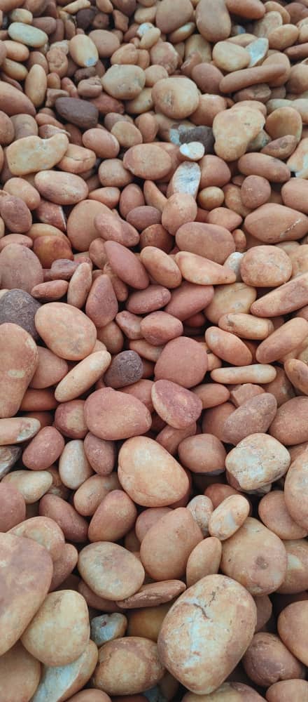 Gravier de différents calibres